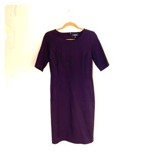 Purple jersey Land’s End dress